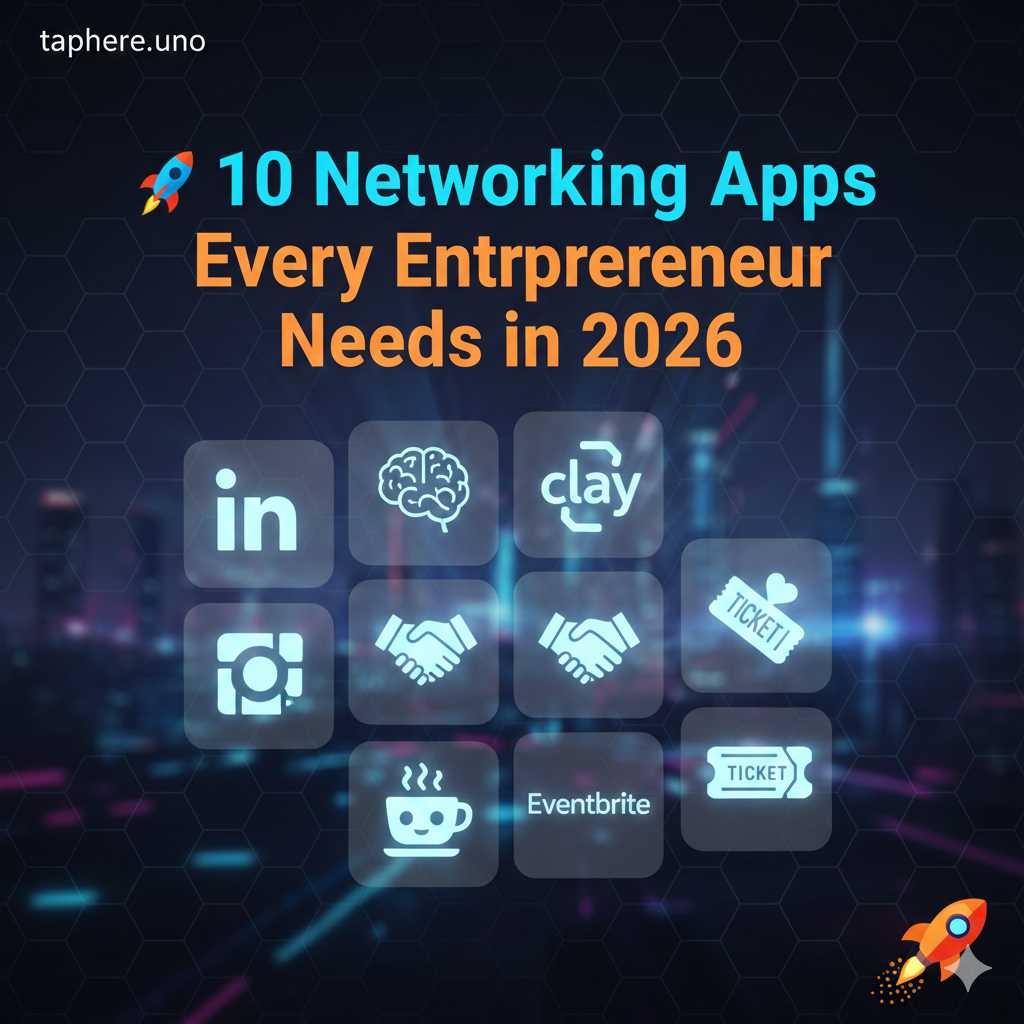 🚀 10 Networking Apps Every Entrepreneur Needs in 2026